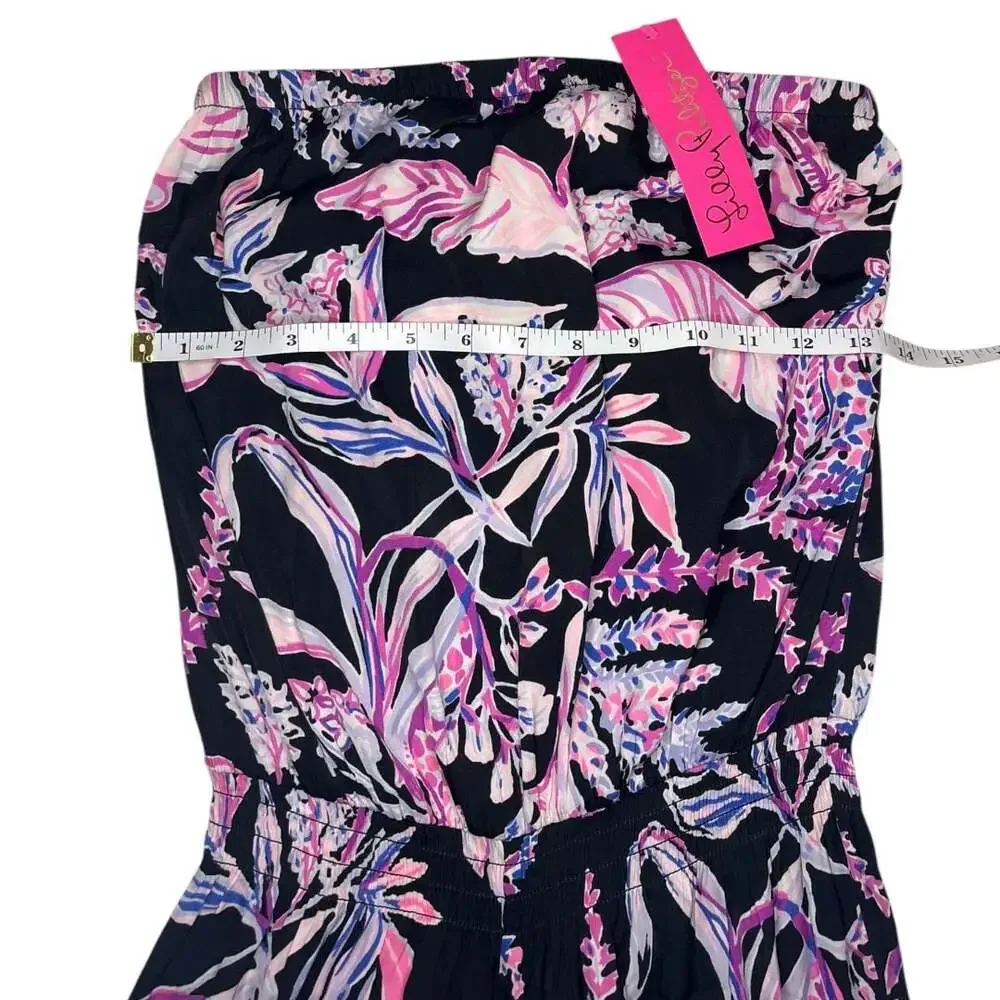 NWT Lilly Pulitzer Pim Jumpsuit Wild Within Onyx Size XS